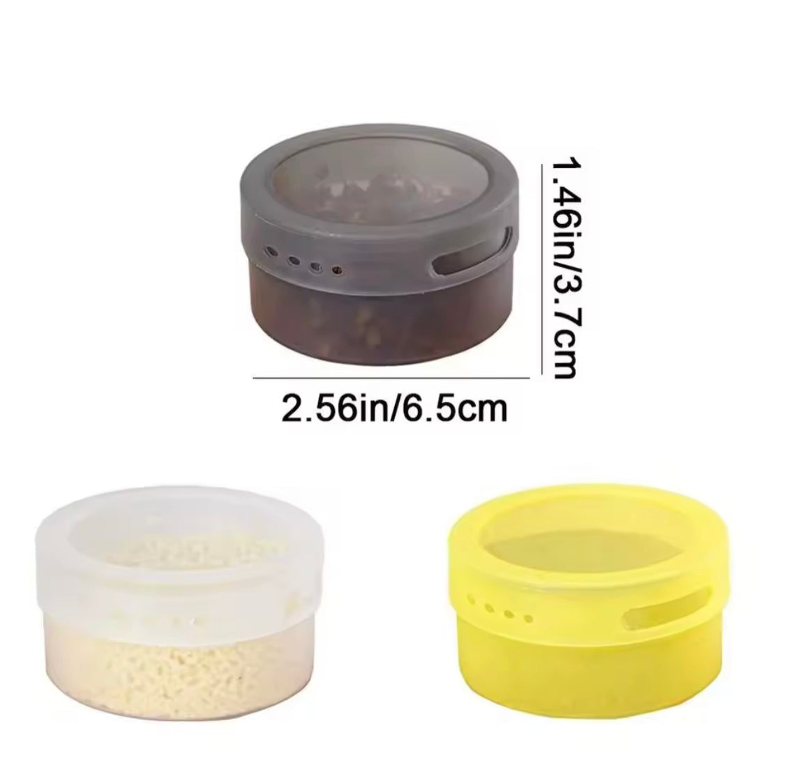 Set Of 3 Wall Mounted Magnetic Seasoning Box, Multipurpose Ingredient Storage Box With Lid, Leak Proof Spice Storage Container Set Of 3 Wall Mounted Magnetic Seasoning Box, Multipurpose Ingredient Storage Box With Lid, Leak Proof Spice Storage Container